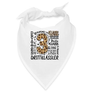3.Klasse - Bandana - Weiß - Vorne