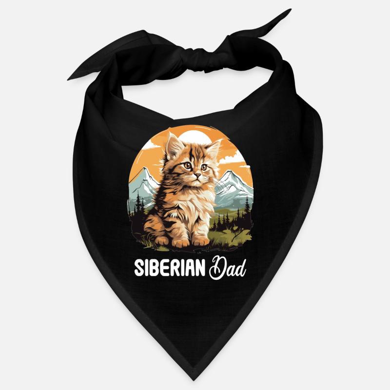 Siberian Cat Sibirische Katze Bandana