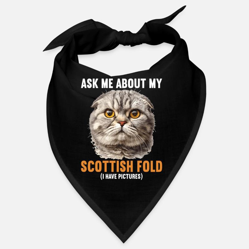 Scottish Fold Kätzchen Scottish Fold Katze Bandana