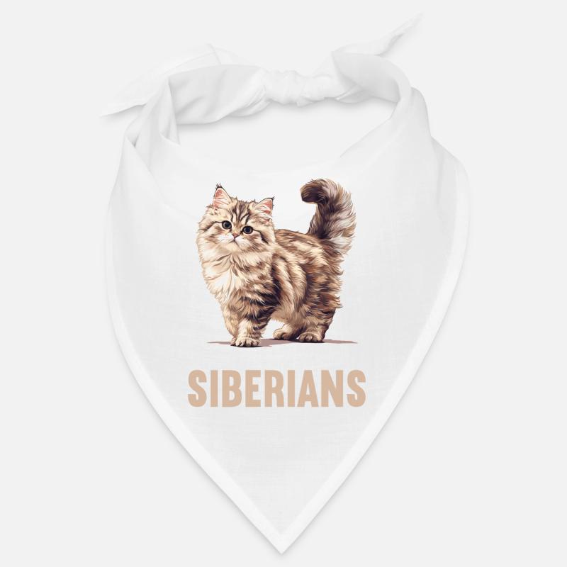 Siberian Cat Sibirische Katze Bandana