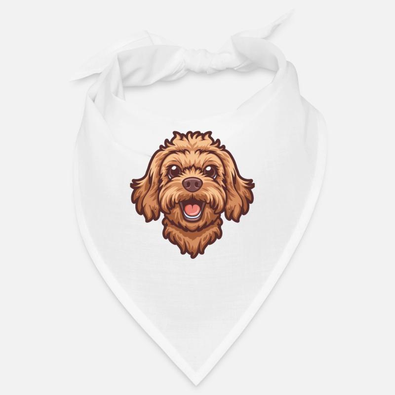 Cavapoo Cavoodle | Illustration de dessin animé Bandana