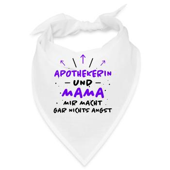 Apothekerin Spruch Apotheke Apothekerin Geschenk - Bandana - Weiß - Vorne