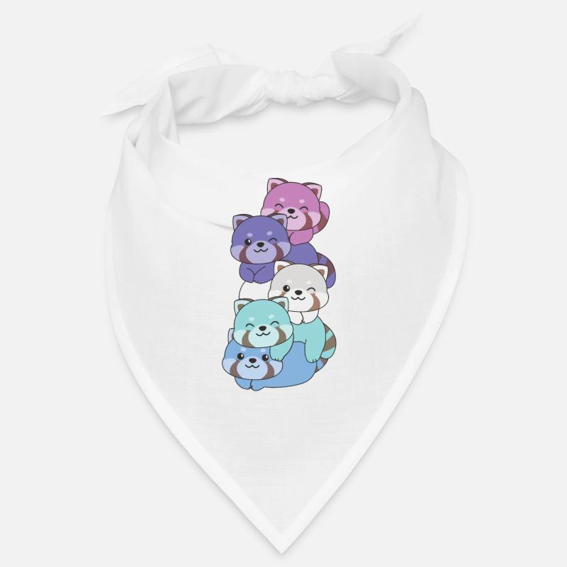 Spectrasexual Flag Pride LGBTQ Mignon Panda roux Bandana