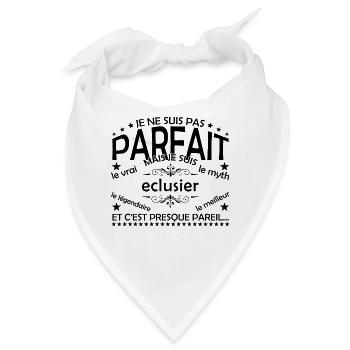 Lock Keeper Geschenkschloss Der echte Lock Keeper - Bandana - Weiß - Vorne