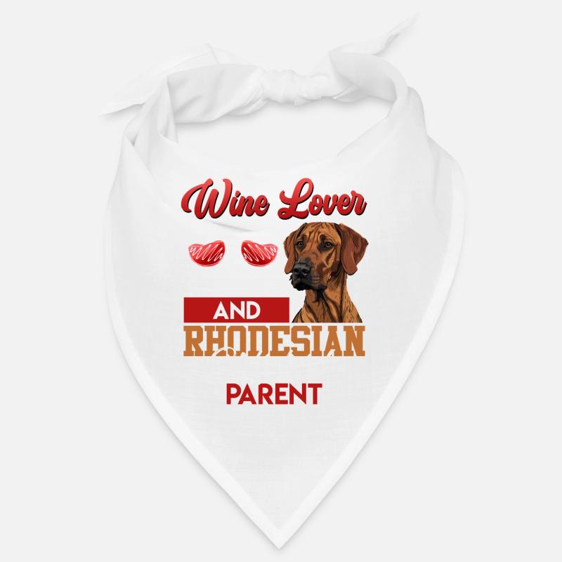Ridgeback WINE LOVER AND RHODESIAN RIDGEBACK Bandana