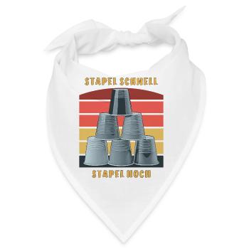 STACKING STAPEL SCHNELL STAPEL HOCH - Bandana - Weiß - Vorne