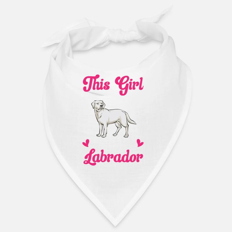 Weißer Labrador Retriever Weißer Lab Bandana