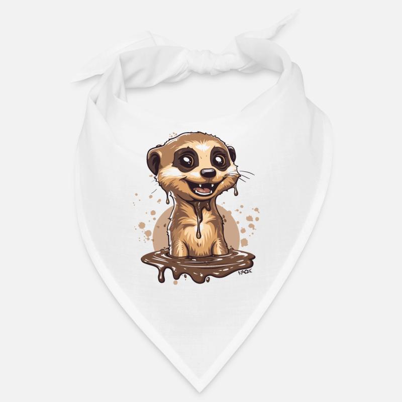 Drôle de suricate au chocolat Bandana