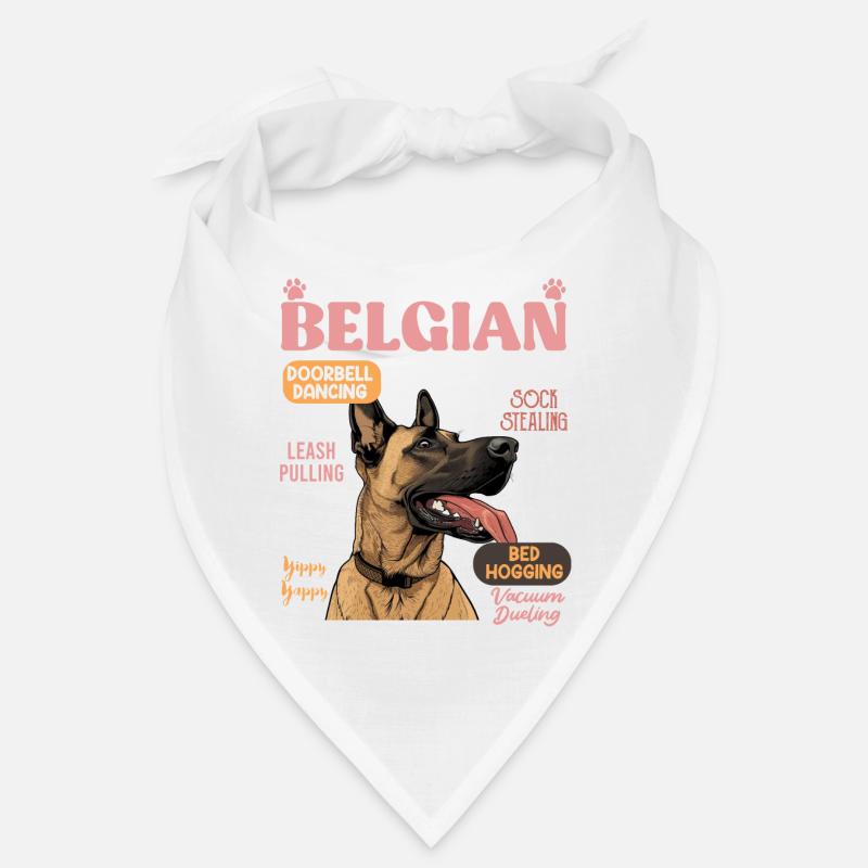Belgian Shepherd LOVE MY BELGIAN MALINOIS Bandana