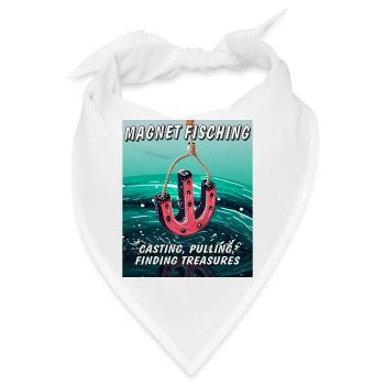 MAGNET FISCHING CASTING PULLING FINDING TREASU - Bandana - Weiß - Vorne