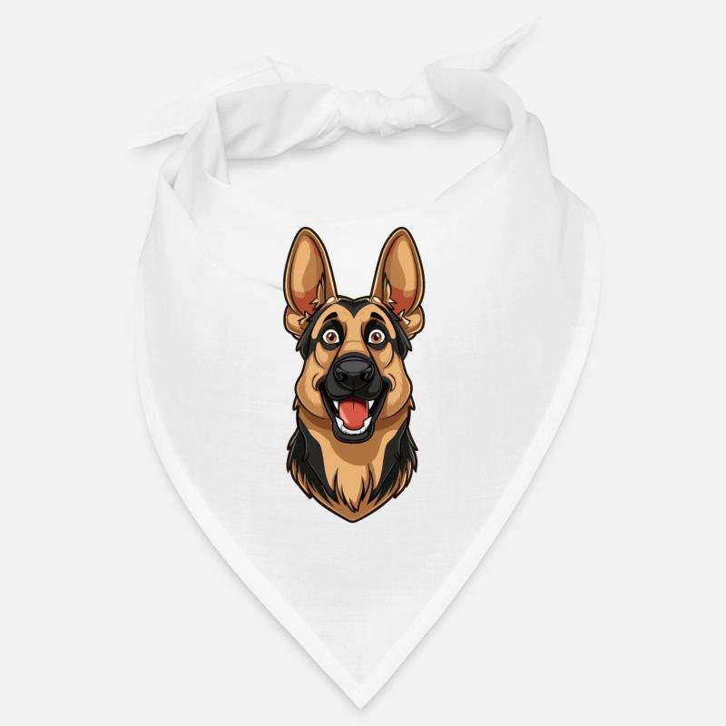 German Shepherd | German Shepherd | Cartoon Artwork Bandana