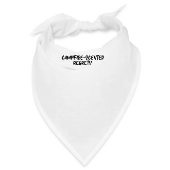 Camping - Campfire-scented regrets - Bandana - Weiß - Vorne