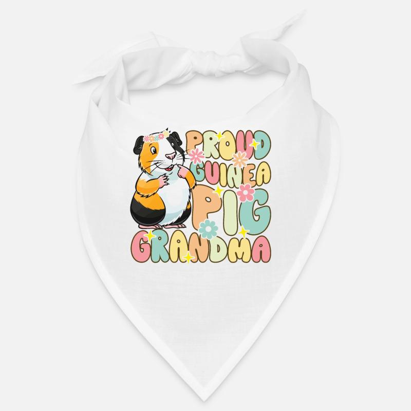 Fier cochon d’Inde grand-mère Groovy cochon d’Inde Bandana