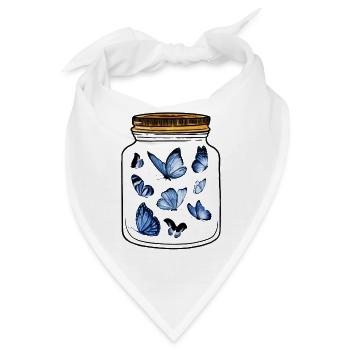 Schmetterlinge Insekten Zoologie Insekt - Bandana - Weiß - Vorne
