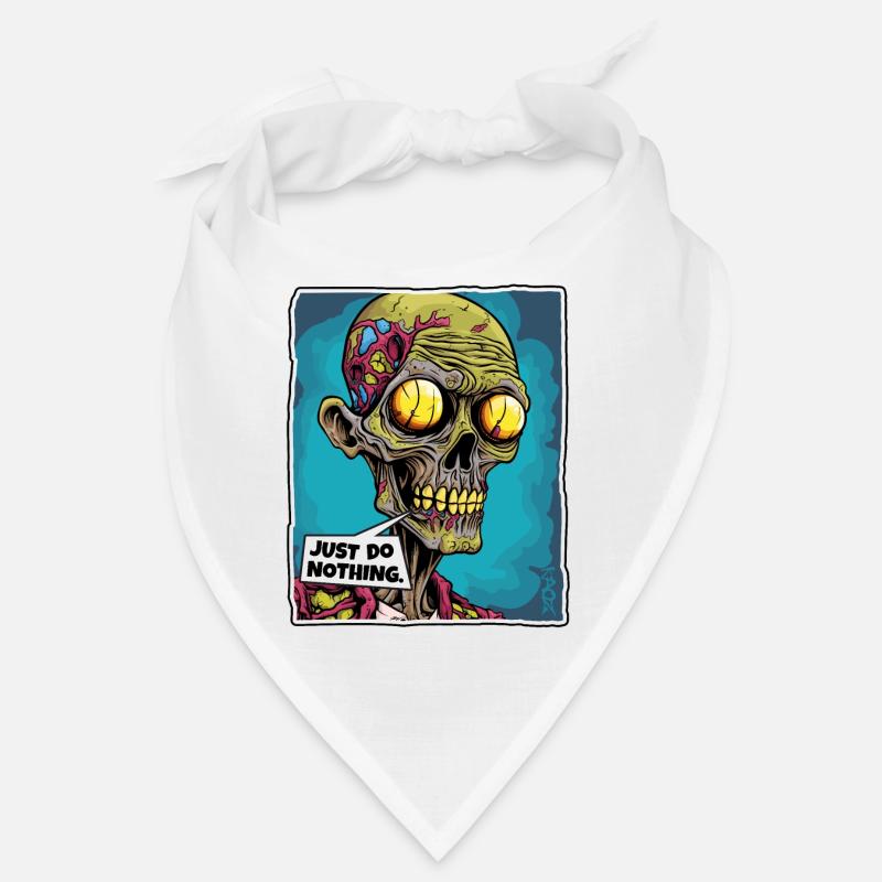 Zombie Skull Skeleton: Do Nothing Bandana