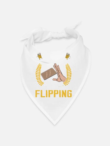 Bierdeckel Umdrehen Spiel Bier - Bandana - Weiß - Vorne