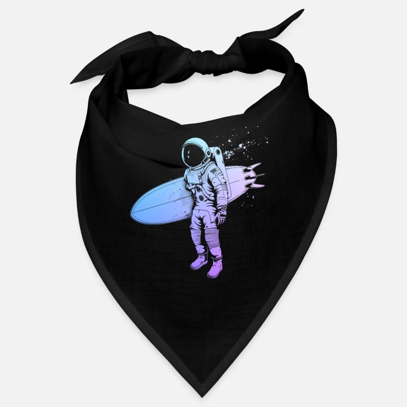 Cadeau de surfeur d’astronaute vintage Bandana