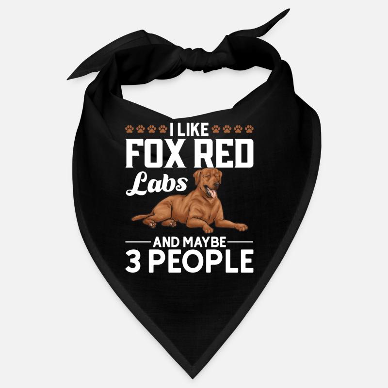 Fuchsroter Labrador Retriever Fox Red Labrador Bandana