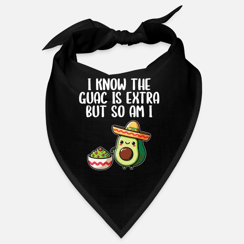 Avocado Guacamole Vegan Geschenk Bandana