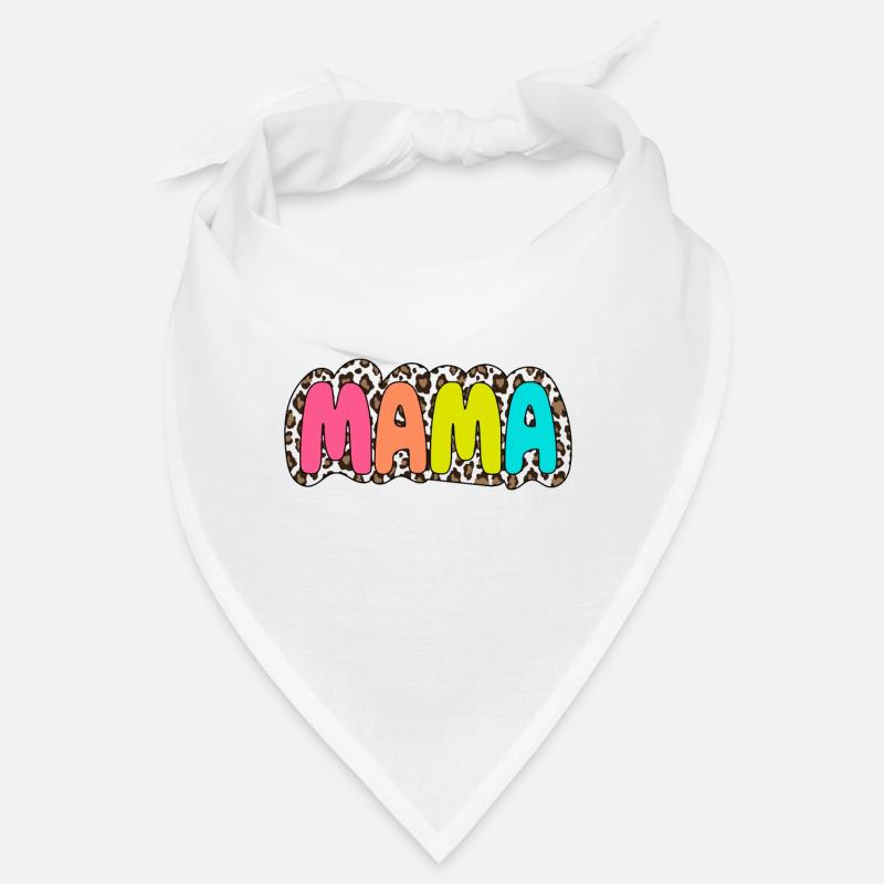 Mama bunt Leopard Retro Mama Muttertag Bandana