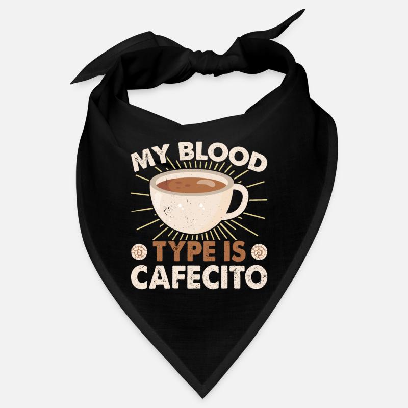 Spanish coffee design "cafecito & Concha Lovers" Bandana