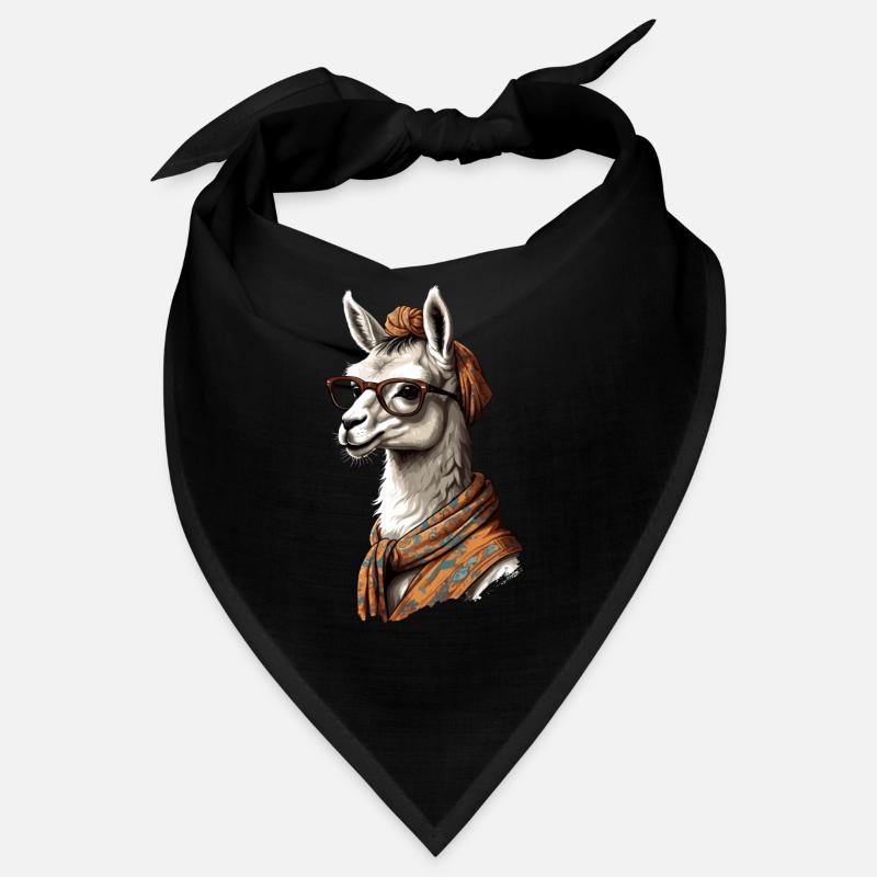 Lustiges Lama Alpaca Mutter Design Liebende Bandana