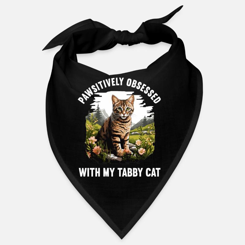 Tabby Kätzchen Tabby Katze Bandana