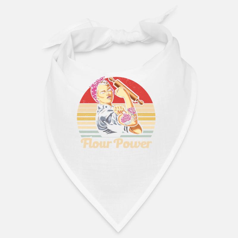 Bäcker - Bandana - Weiß