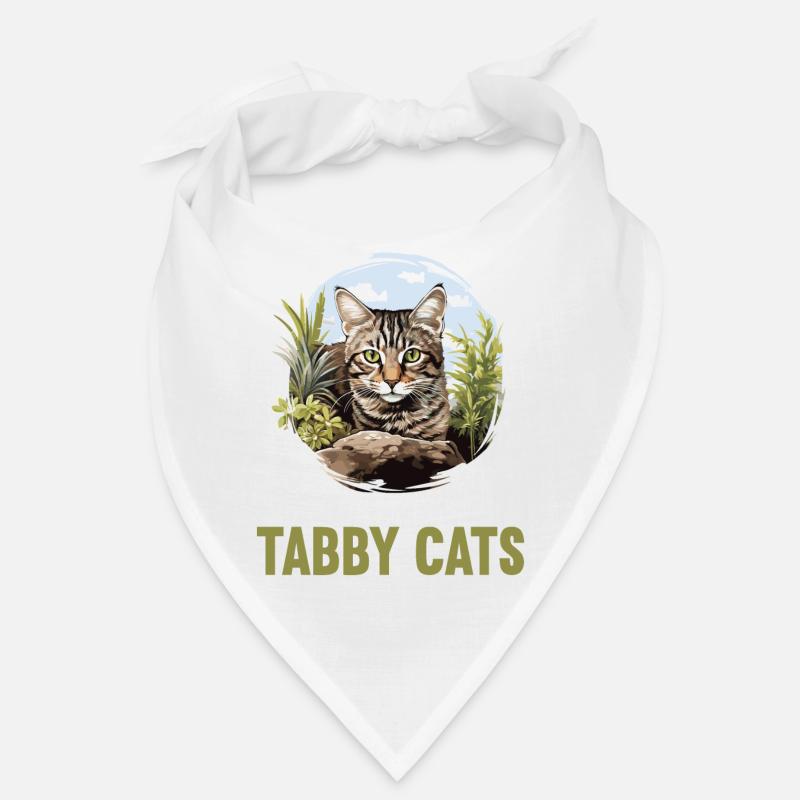 Tabby Kätzchen Tabby Katze Bandana