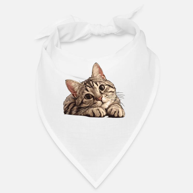 Tabby Kätzchen Tabby Katze Bandana