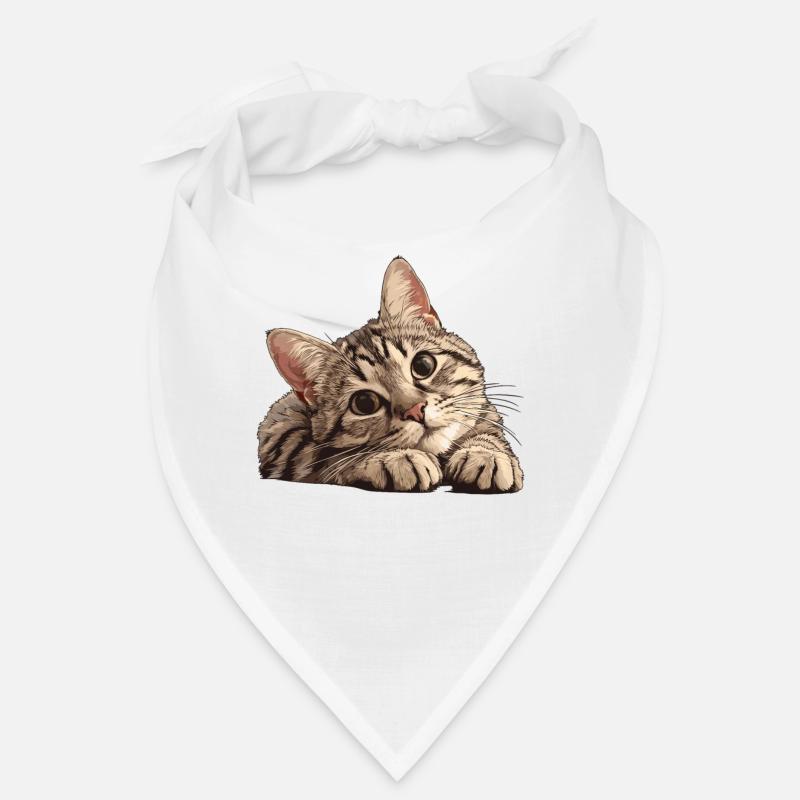 Tabby Kätzchen Tabby Katze Bandana