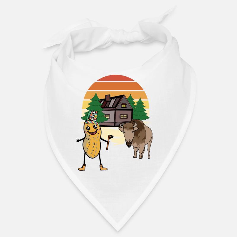 Arachide, Bison de buffle, Noix du Far West Bandana