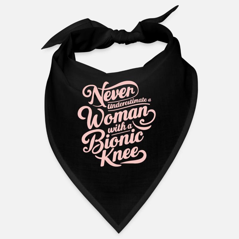 Woman Bionic Knee Replacement Surgery Joint Bandana