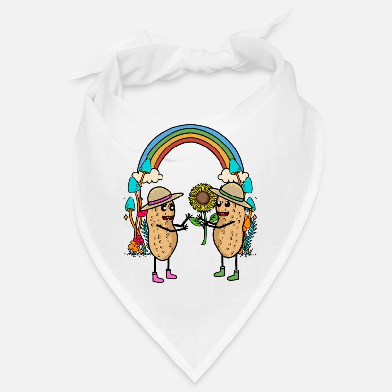 Erdnuss Regenbogen Freunde Freundschaft Blume Bandana