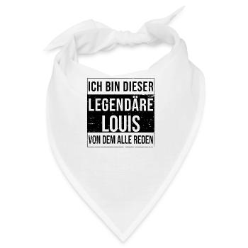 Ich bin dieser legendäre für Louis - Bandana - Weiß - Vorne