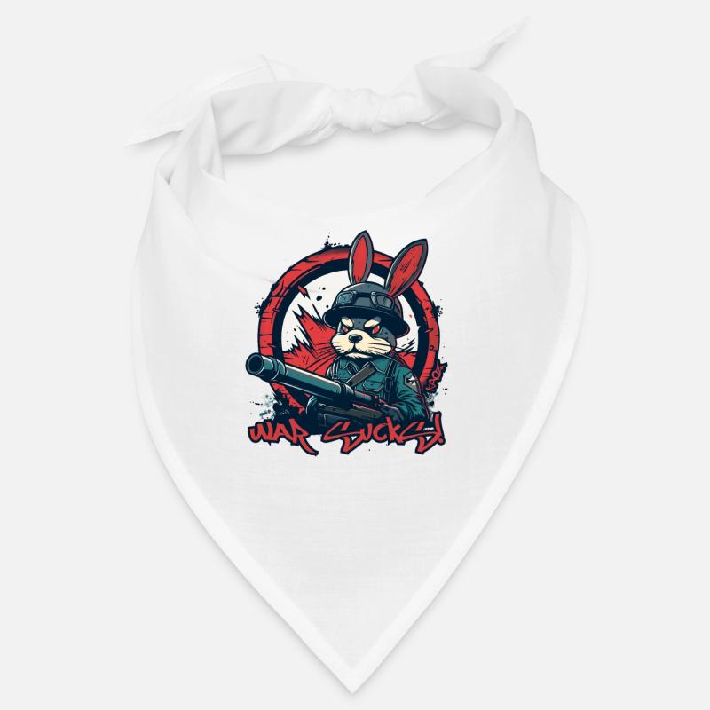 Soldier Bunny: War is crap Bandana