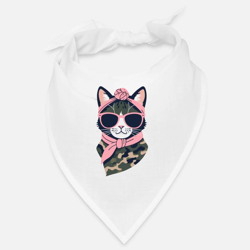 Mignon Chat Maman Cat Amant Maman Style Bandana