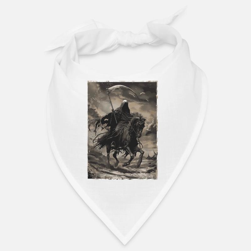 Tod Tarot - Bandana - Weiß