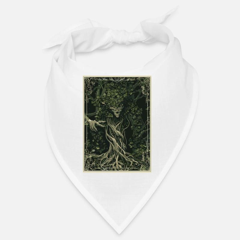 Der Waldwächter Tarot - Bandana - Weiß