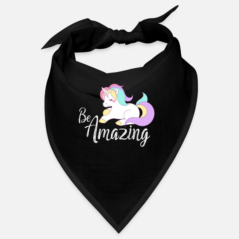 Sei erstaunlich niedlich rosa Einhorn Regenbogen magisch cool Bandana