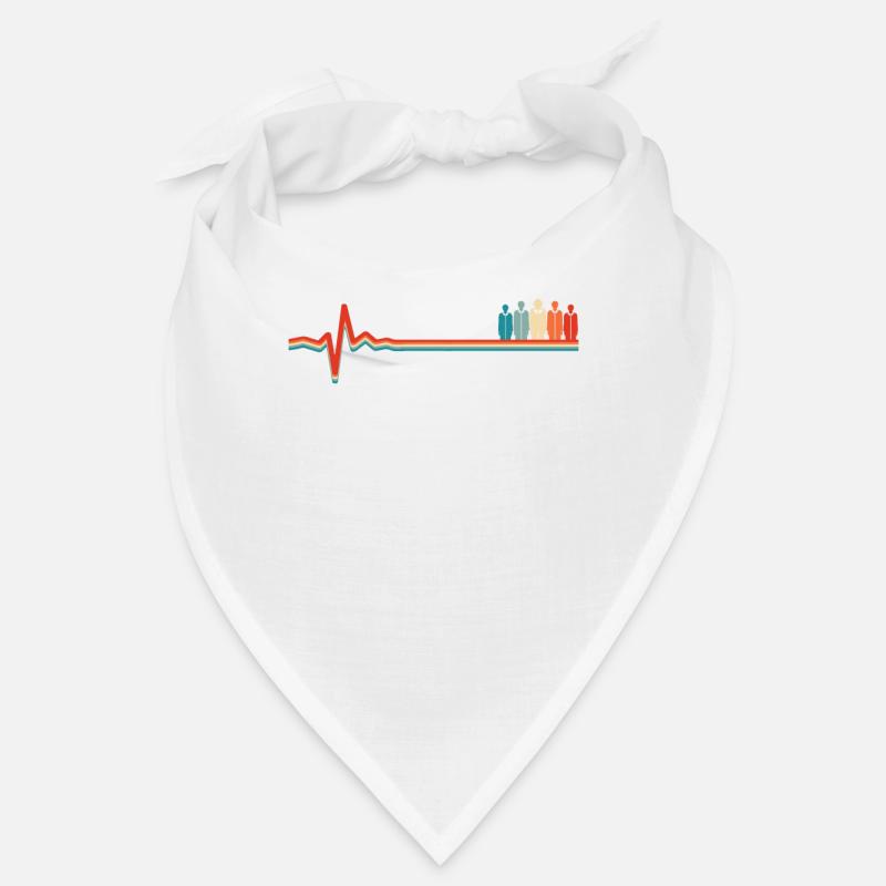 Choir Singer Ekg Heartbeat Bandana