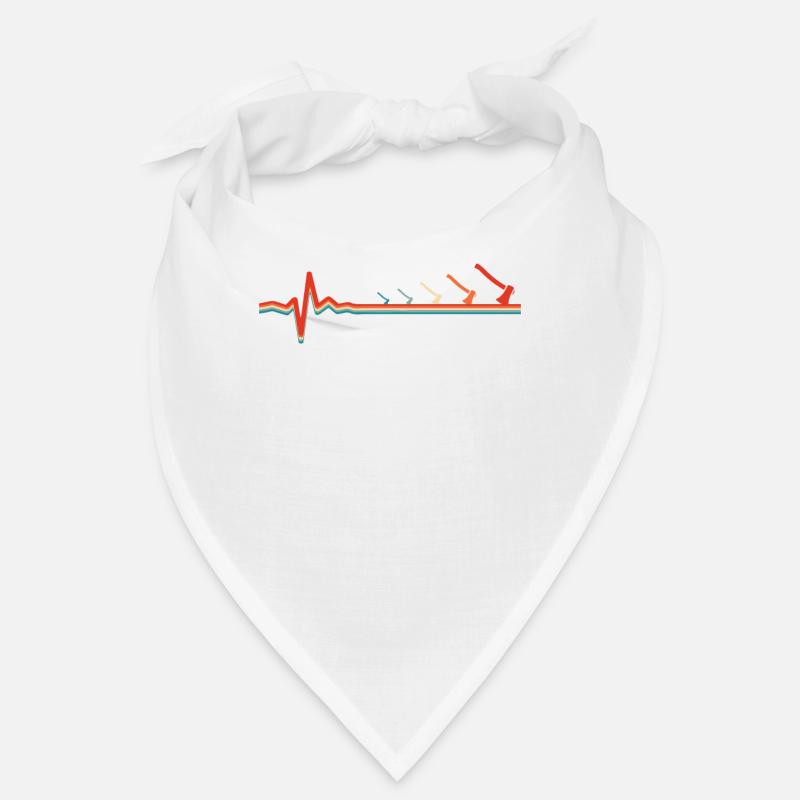 Axe Throwing Axe Thrower Ekg Heartbeat Bandana