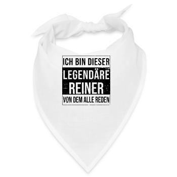 Ich bin dieser legendäre für Reiner - Bandana - Weiß - Vorne