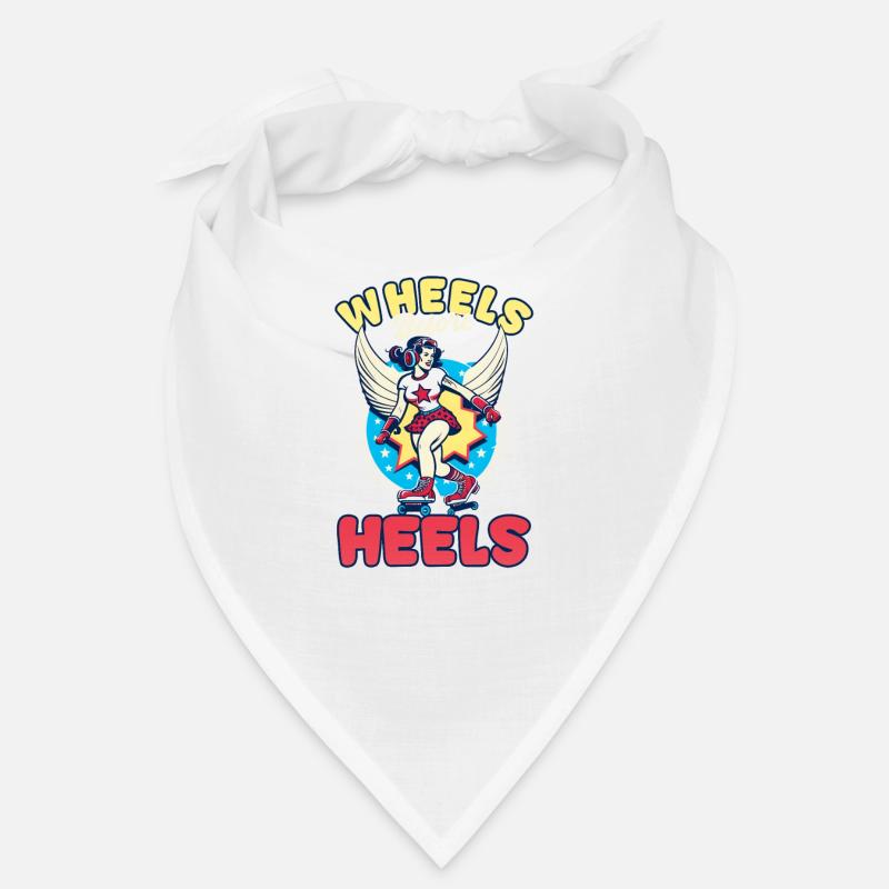 Roller Derby Räder vor Absätzen Bandana