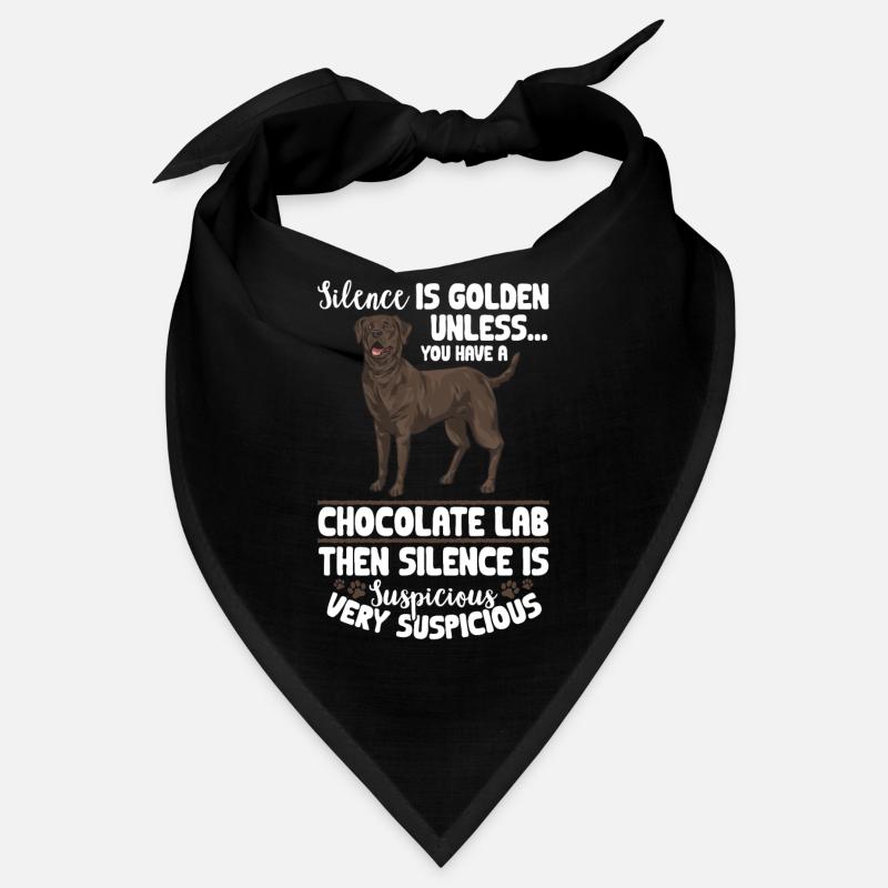 Chocolate Brown Labrador Retriever Dog Bandana