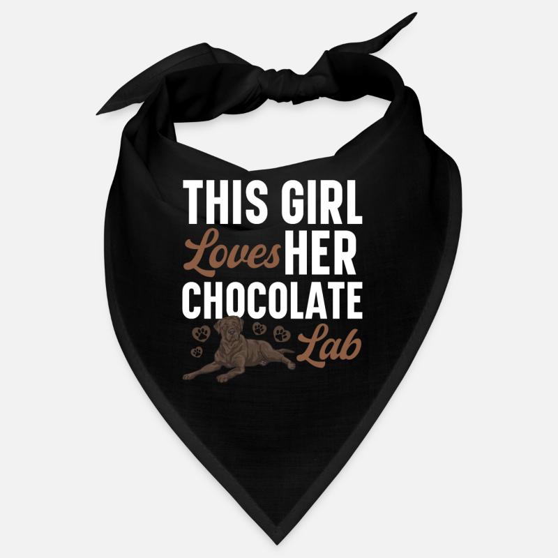 Chocolate Brown Labrador Retriever Dog Bandana