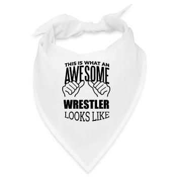 Wrestler Wrestler Wrestler - Bandana - Weiß - Vorne