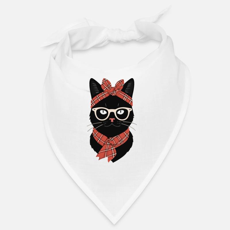 Mignon Chat Maman Cat Amant Maman Style Bandana
