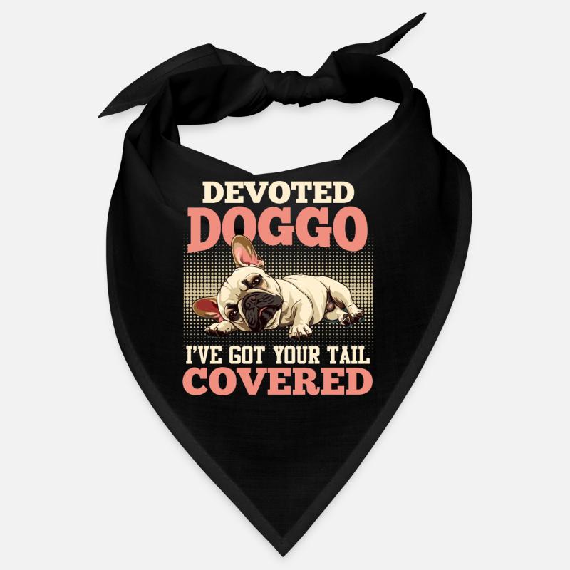 Bouledogue français DOGGO DÉVOUÉ Drôle Bandana