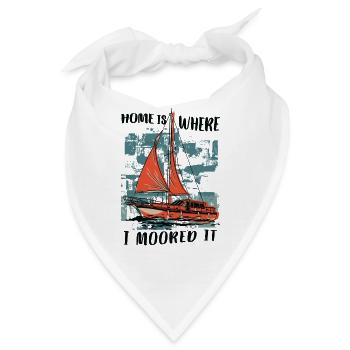 Segler Segelboot Zubehör Segelschiff - Bandana - Weiß - Vorne